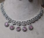 Luxurious American Diamond Necklace Set | Ideal for Bridal Wear