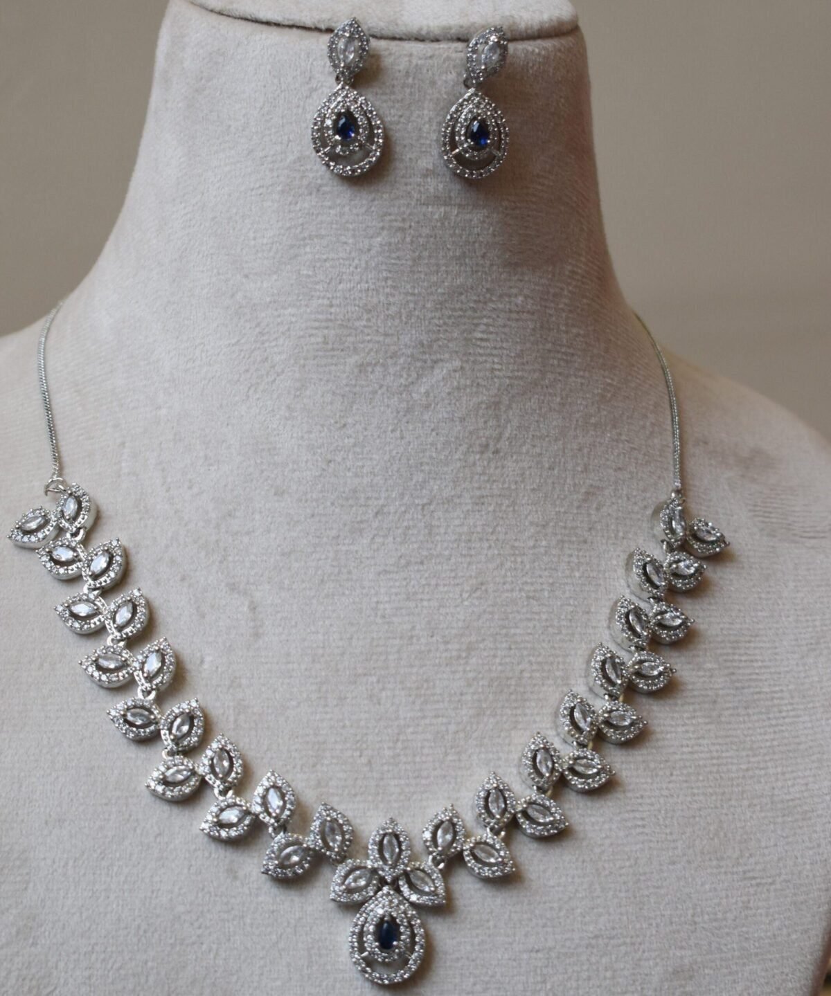 American Diamond Jewelry Set | Stunning Necklace for Special Occasions