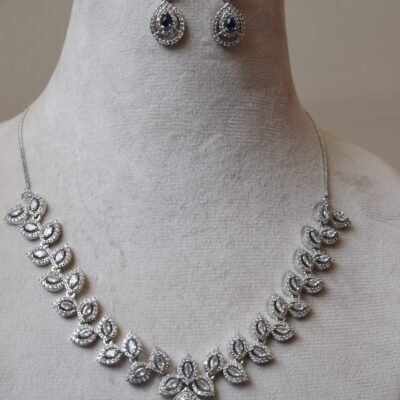 American Diamond Jewelry Set | Stunning Necklace for Special Occasions