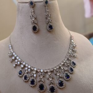 Gorgeous American Diamond Necklace Set | Women’s Wedding Jewelry