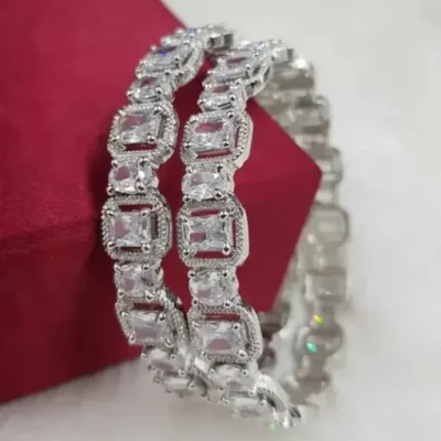 Stunning American Diamond Bangles for Women | Bridal & Fashion Jewelry