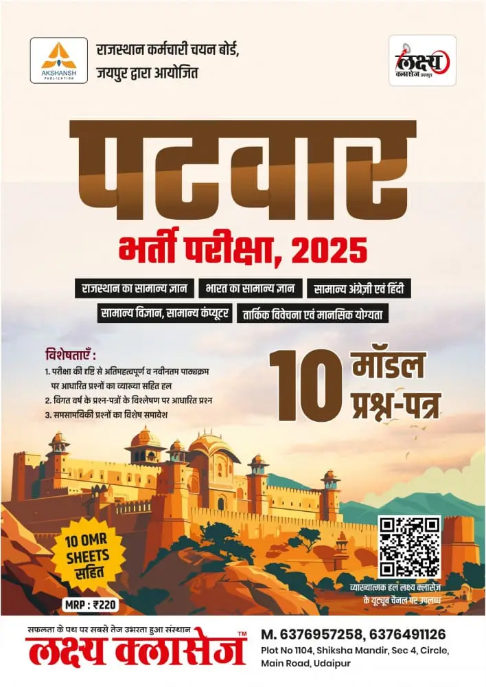 Lakshya Classes Patwar 2025 Model Paper