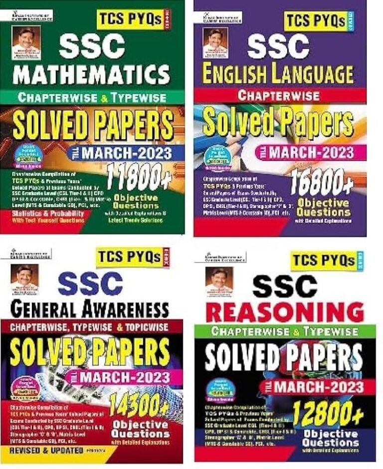 Kiran Delhi SSC Combo Book – English, Maths, Reasoning, GK | For SSC, BPSC, UPSC, Railways & State Exams (English Medium)