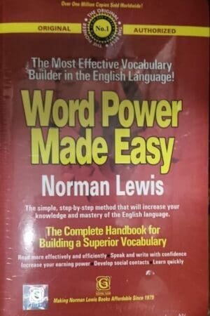 Word Power Made Easy By Norman Lewis
