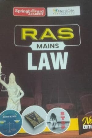 Mahecha Spring board RAS Mains Law Hand Written Notes English Edition