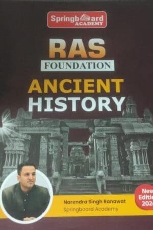 Mahecha Springboard Academy RAS Foundation Hand Written Note Ancient History 2024 Edition English Medium By Narendra Singh Ranawat