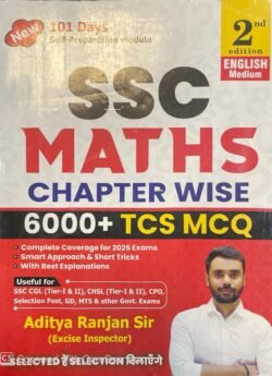 Aditya Ranjan Sir SSC MATHS 6500+ With Detailed Explanation & Short Tricks English RG Publication