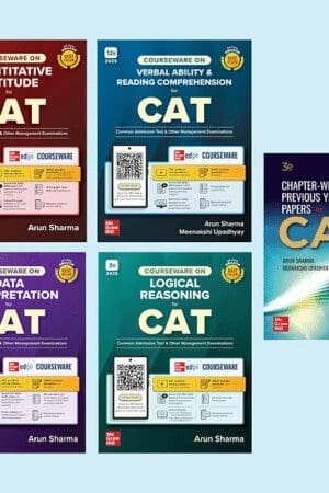 Courseware Latest Edition - Arun Sharma complete Combo Set for CAT 2025 and 2026 By Mc Graw Hill Publication TMH Books
