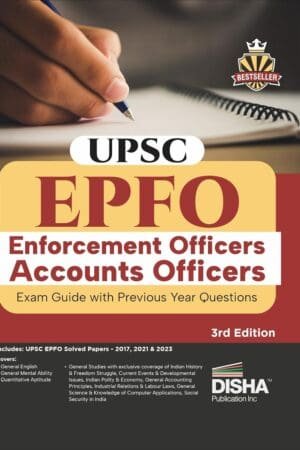 Disha UPSC EPFO (Enforcement Officers/ Accounts Officers) Exam Guide with Previous Year Questions 3rd Edition English By Disha Publication