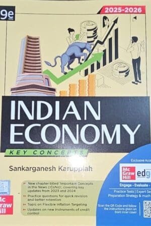 TMH Indian Economy Key Concepts by Sankarganesh Karuppiah(IRS) UPSC CSE Civil Services Exam By Mc Graw Hill