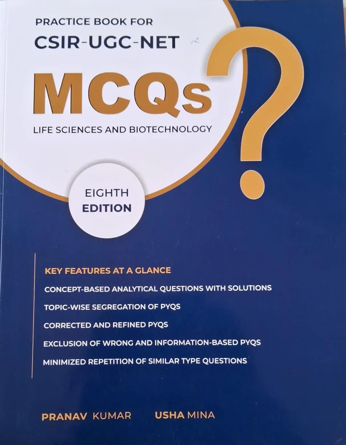Previous Years Papers With Solution CSIR, NET LIFE SCIENCES 2013-24 BY PRANAV KUMAR & USHA MINA By PATHFINDER PUBLICATION