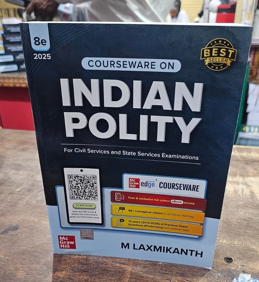 TMH Indian Polity English Edition UPSC Civil Services Exam | State Administrative Exams By Laxmikanth M. By Mc Graw Hill Publication