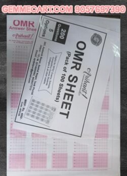 Arihant OMR Sheet Pack Of 100 Sheets (200 MCQ's) 5 Options By Arihant Publishers & Distributors 