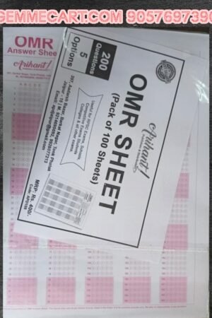 Arihant OMR Sheet Pack Of 100 Sheets (200 MCQ's) 5 Options By Arihant Publishers & Distributors