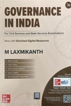 TMH Governance in India ( English| 3rd Edition) UPSC Civil Services Exam | State Administrative Exams By Laxmikanth M. By Mc Graw Hill Publication