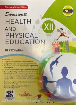 Saraswati Health and Physical Education English Meduim Class 12 VK Sharma By New Saraswati Publication