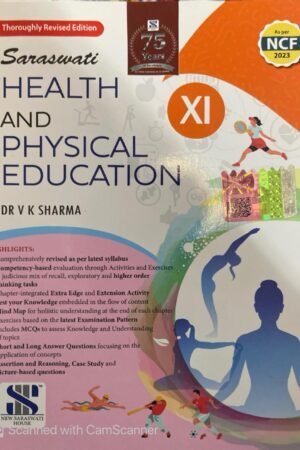 Saraswati Health and Physical Education English Meduim Class 11 VK Sharma By New Saraswati Publication