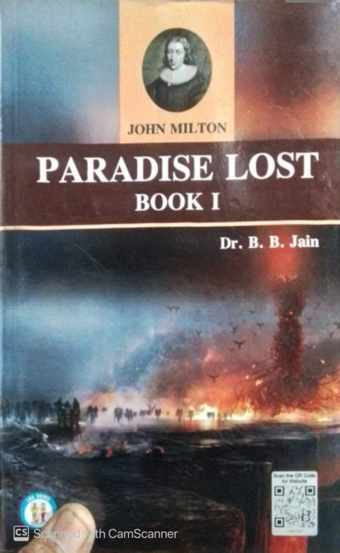 Narain's PARADISE LOST – BOOK IX – MILTON - Text with Paraphrase , Notes and References , Important Explanations , Questions and Answers By Laxmi Narain Agarwal