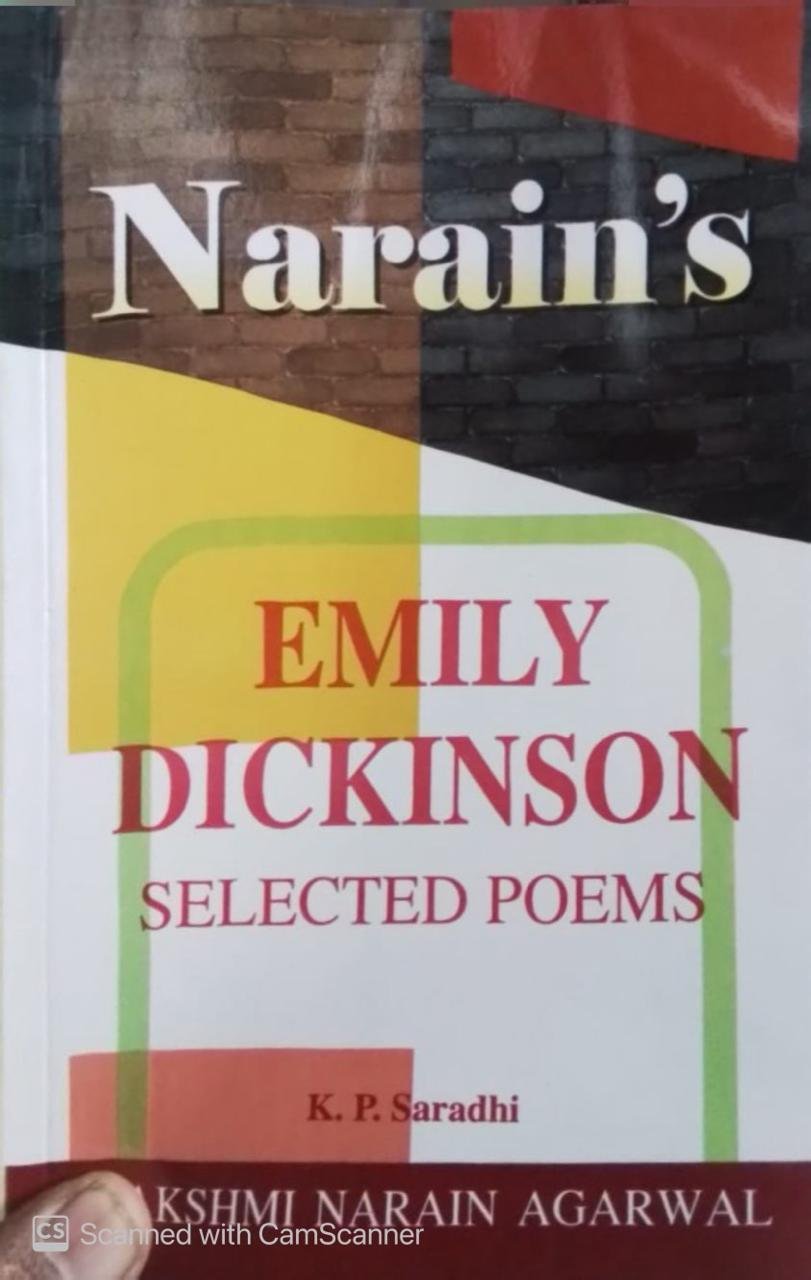 Narain's Emily Dickinson Selected Poems By Narains (English) By Laxmi Narain Agarwal