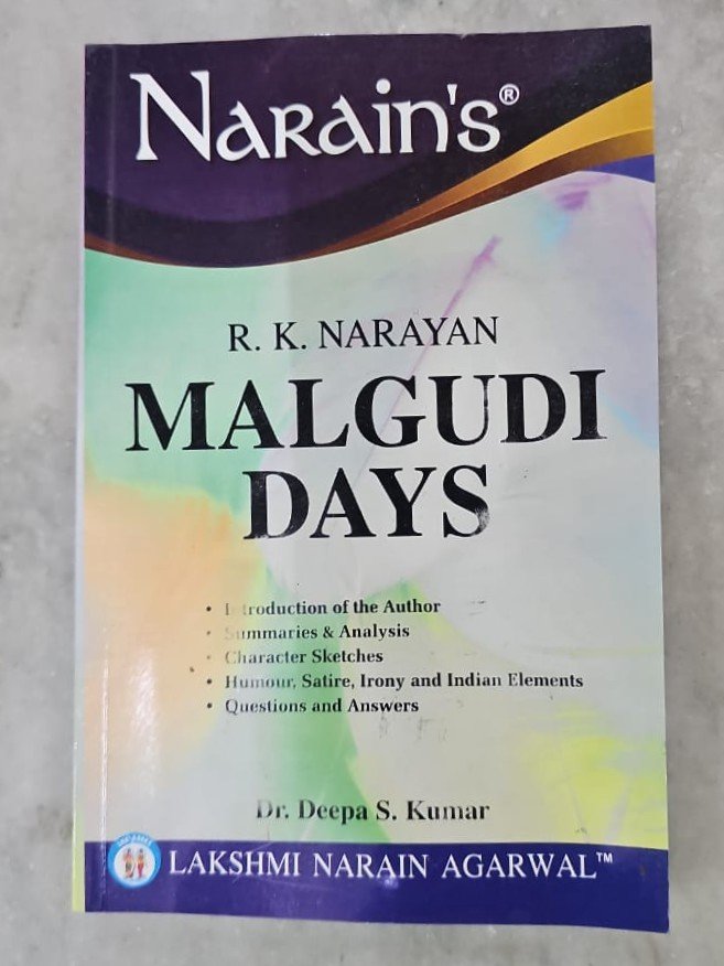 Narain’s MALGUDI DAYS : R.K.NARAYAN English Edition Themes, Summaries & Analysis, Character Sketches, Questions and Answers By Laxmi Narain Agarwal