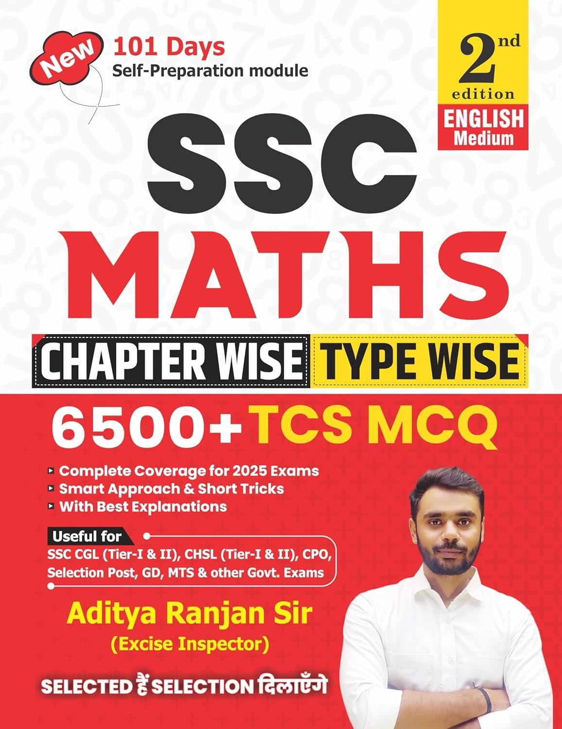 Aditya Ranjan Sir | SSC MATHS 6500+ | Chapter-Wise & TYPE -WISE | English Medium | 2nd Edition | With Detailed Explanation & Short Tricks By Aditya Ranjan Publication