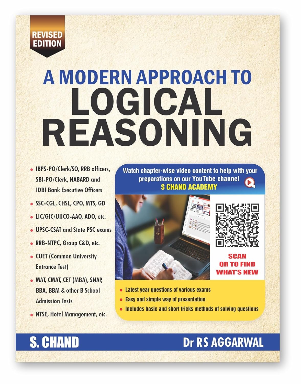 S Chand A Modern Approach to Logical Reasoning (Revised Edition 2024) Dr. RS Agarwal By S Chand Publication