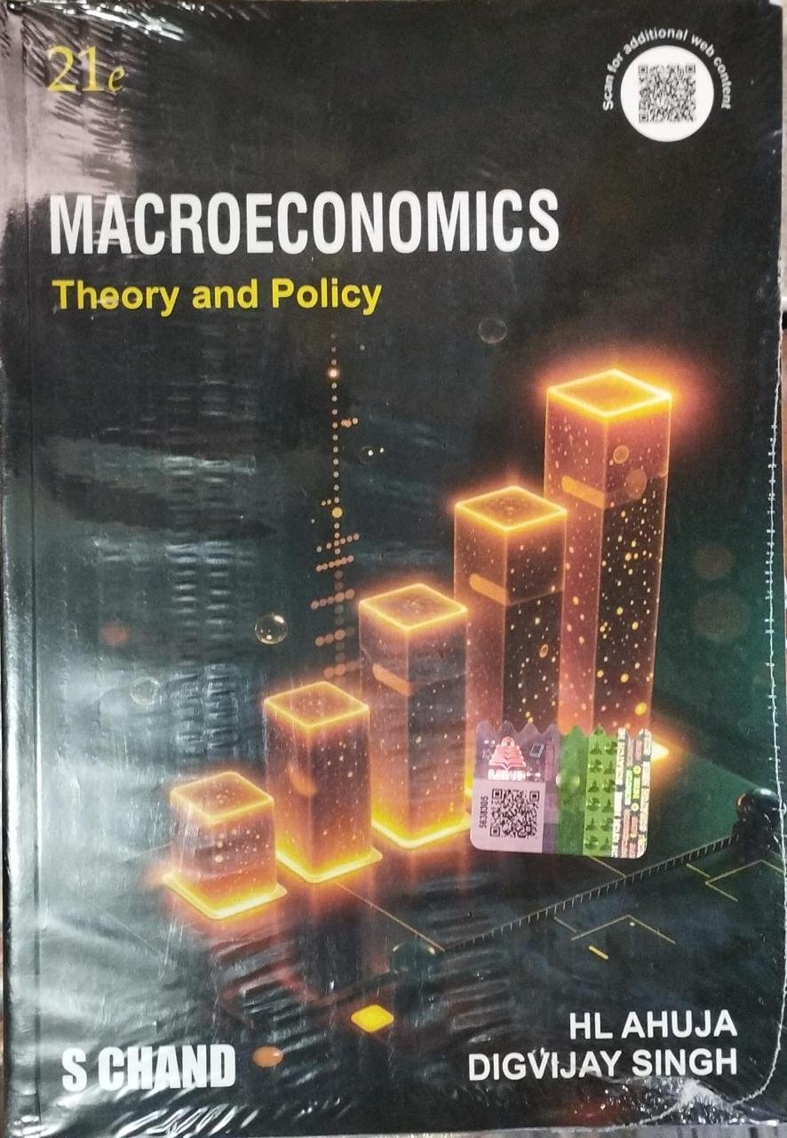 S.Chand Microeconomics Theory and Policy By H L Ahuja, Digvijay Singh By S Chand Publishing