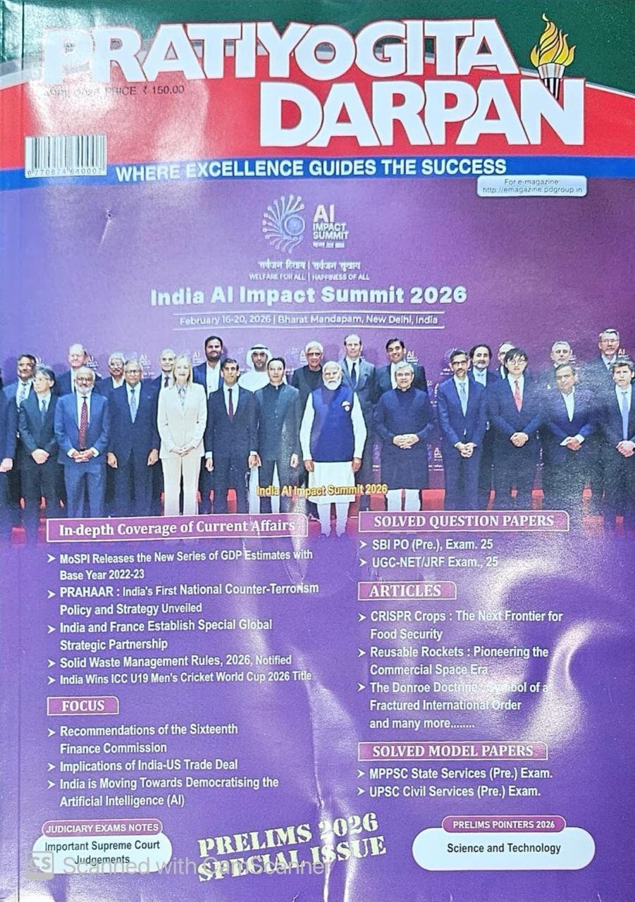 Pratyogita Darpan Magazine, April 2026 Issue, Current Affairs Special, 2026, English