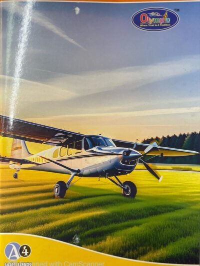 Olympic A4 Size Long Notebook | 29.7 CM x 21 CM Approx. Pages 240| Single Line Notebook | GSM 56 | Use for School ,College Student & Professionals Notes | Covers May Differ | Pack of 6 Books