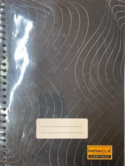 Miracle A4 Size Long Spiral Notebook | 21 CM x 30CM Approx. Pages 400| Single Line Notebook | GSM 70| Use for School ,College Student & Professionals Notes | Covers May Differ | Pack of 3 Spiral Notebook 