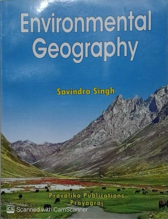 Savindra Singh Pravalika Publication Environment geography English Edition by Savindra Singh New Edition 2026 By Pravalika Publication