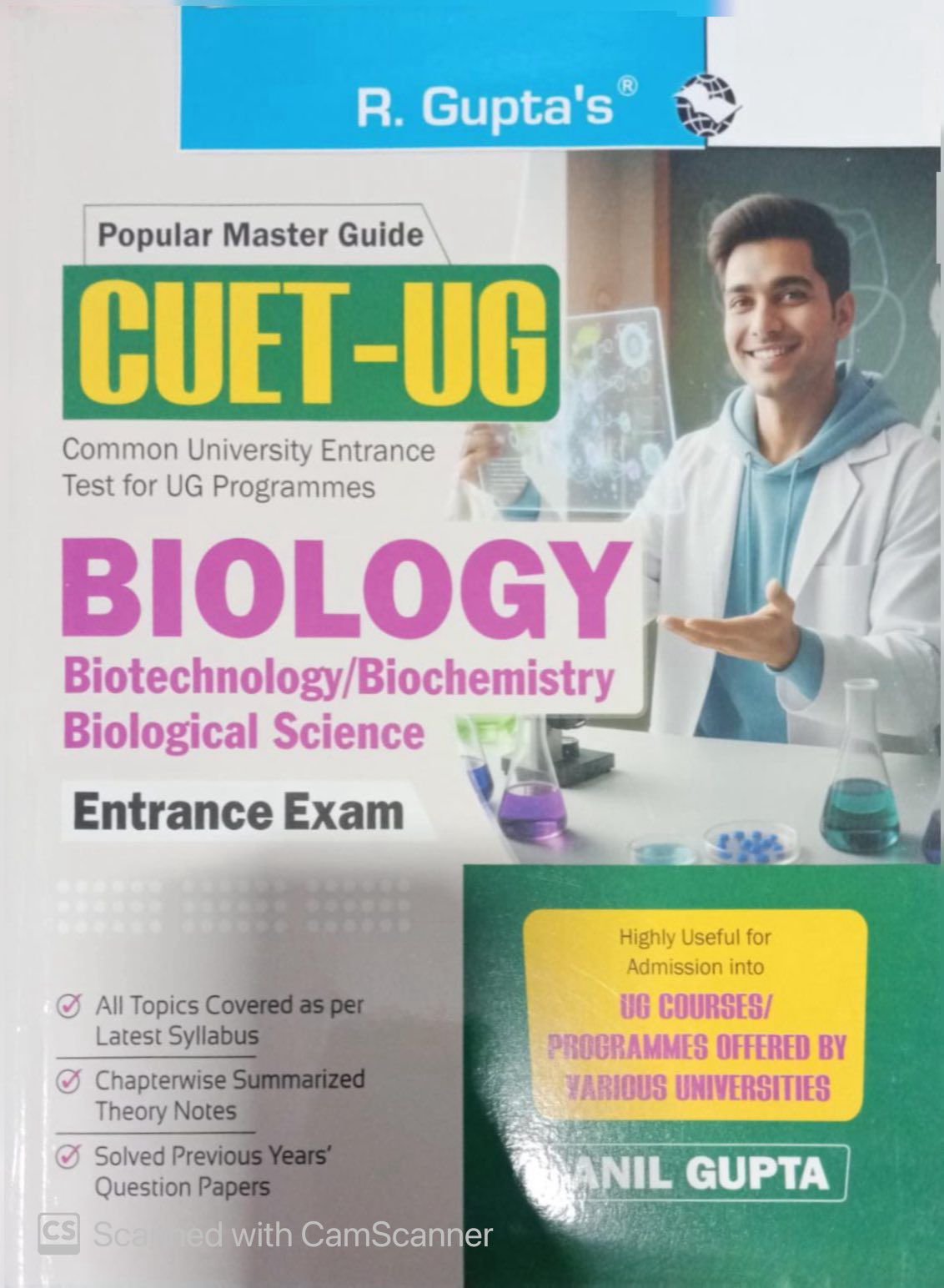 Ramesh CUET-UG : Biology/Biotechnology/Biochemistry/Biological Science Entrance Test Guide (Section-II) By R Gupta By Ramesh Publishing House