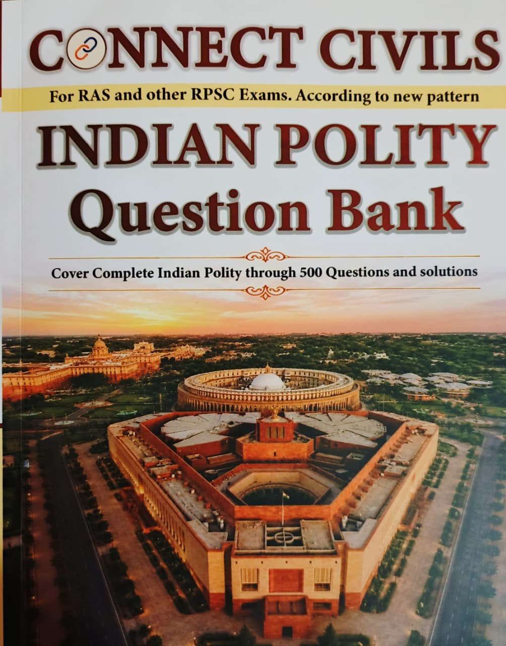 Connect Civils Indian Polity Question Bank (English Medium) New Edition 2026 For RAS And RPSC Exams By Connect Civils